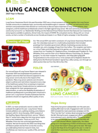 Infolettre Connexion Cancer Pulmonaire