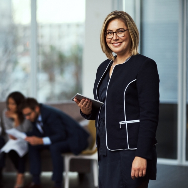 Portrait of a businesswoman holding a digital tabl 2023 11 27 04 59 52 utc