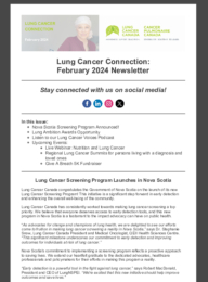 Lung Cancer Connection Newsletter
