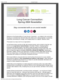 Lung Cancer Connection Newsletter
