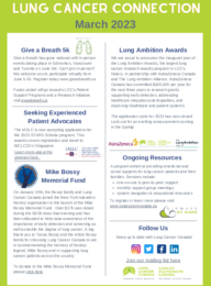Lung Cancer Connection Newsletter